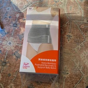 Mama way nano bamboo post natal recovery and support belly band size m